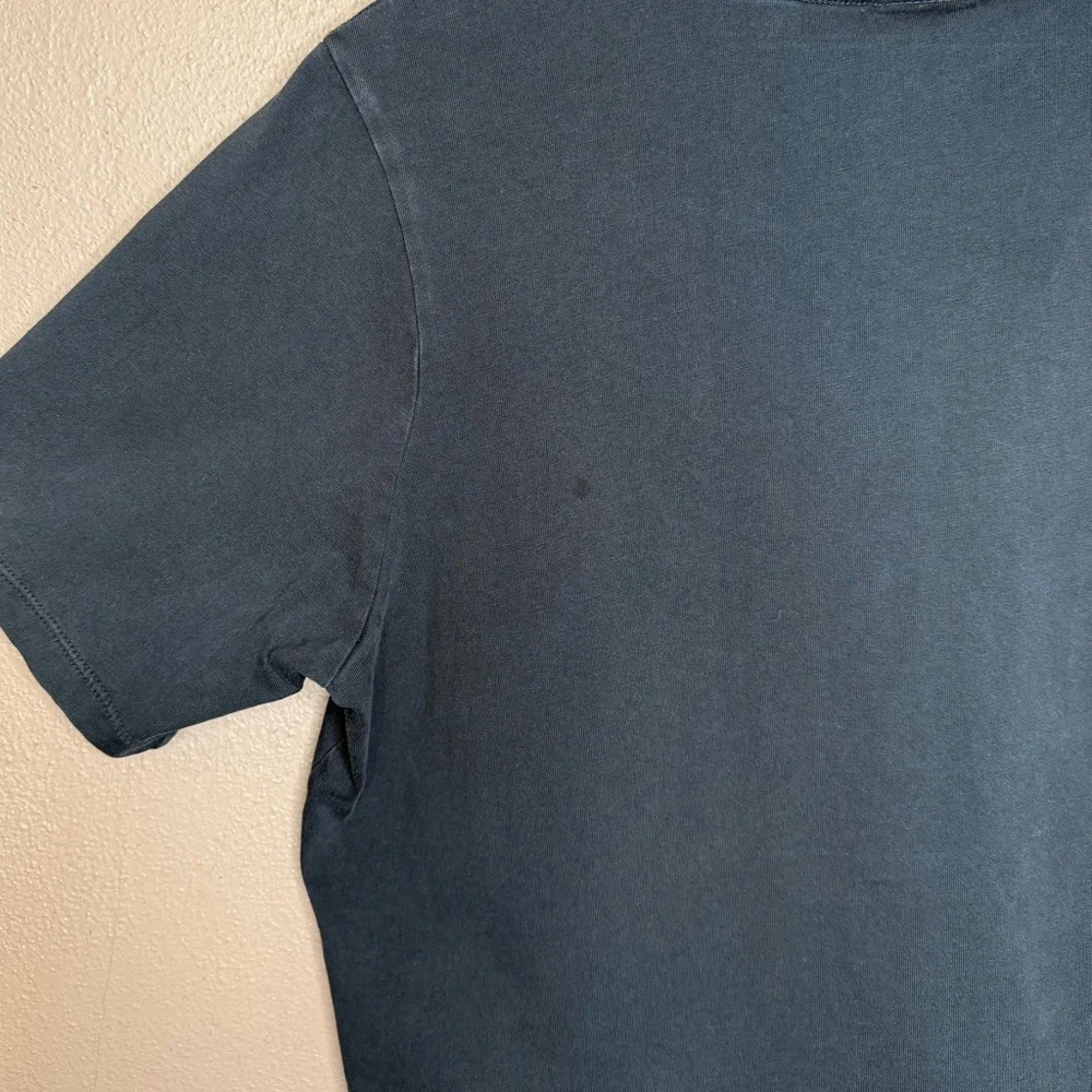 Nike Black Cropped Tee with White Logo Women's Size Large 100% Cotton Activewear